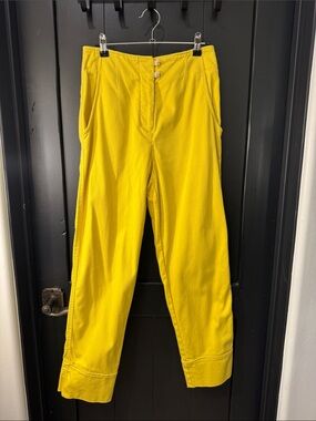 Women’s Maeve Yellow Casual cropped pants